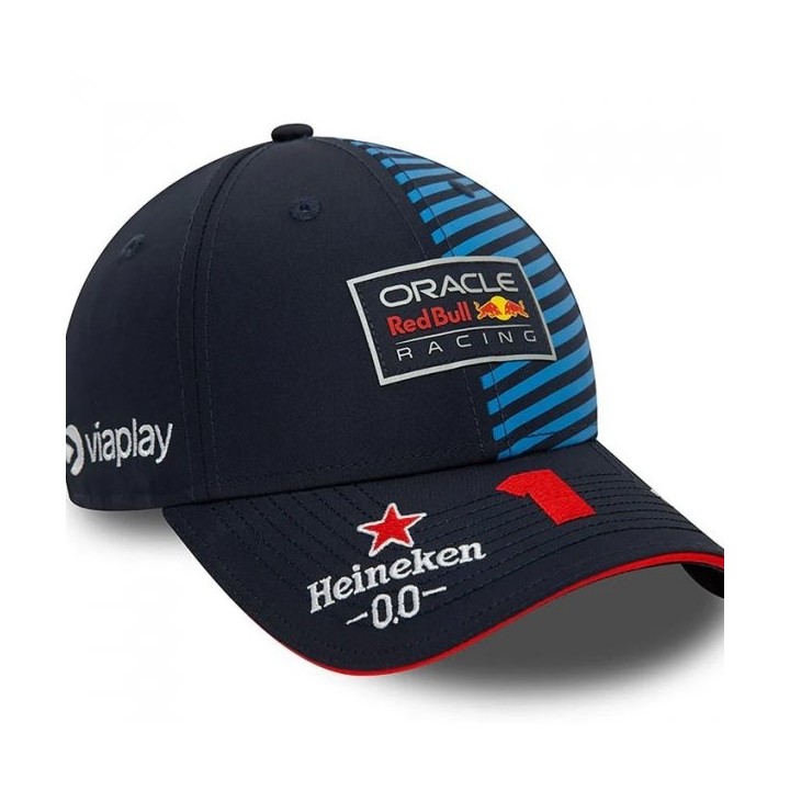 Casquette snapback 9FORTY New Era Red Bull Formule 1 Max Verstappen 1 Bleu Homme -magickart