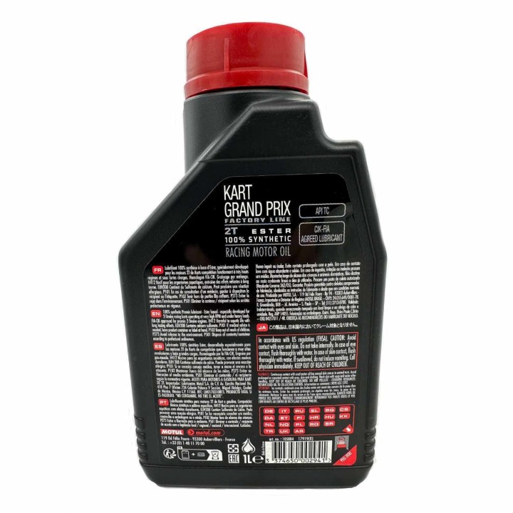 1 aceite Motul 2t para Karting Grand Prix 1L-Magickart
