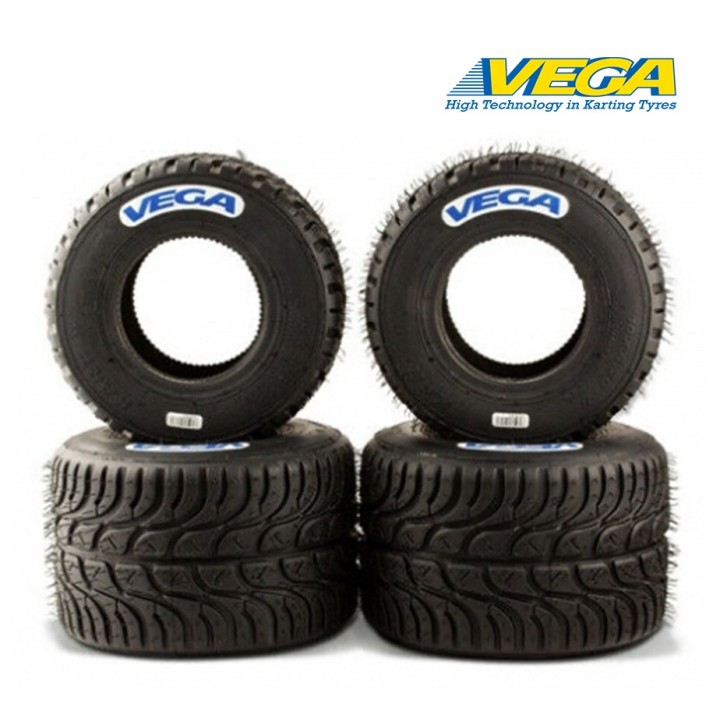 VEGA W6 rain tyres for karting – Special wet conditions