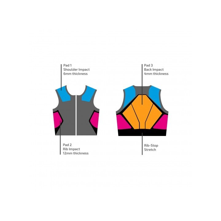 Gilet de protection Sparco SJ PRO-K3