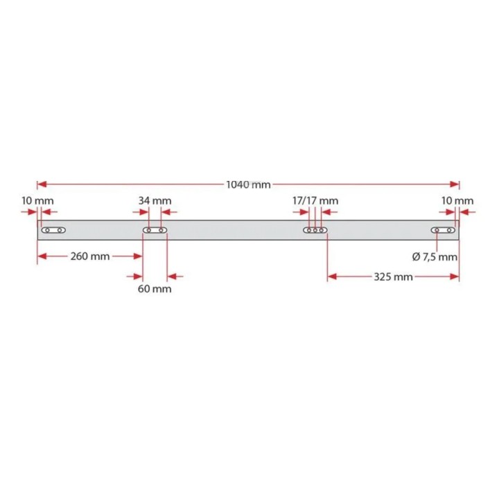 Eixo para KZ 1040 -50x2mm linha preta Hornet disponível Magickart