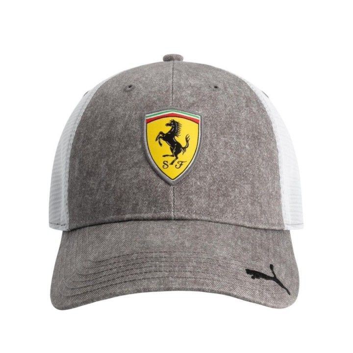 Cap Scuderia Ferrari Trucker Grau -MAGICKART