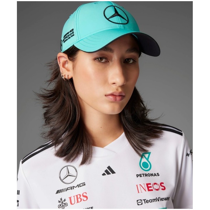 Cap Mercedes F1 Team Baseball Cap Light Metallabzeichen-MAGICKART