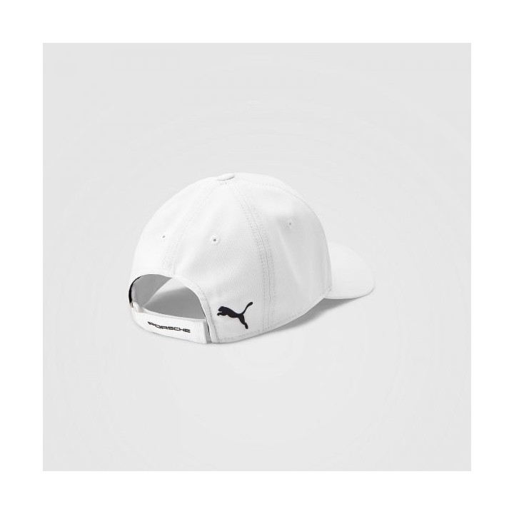 Tampa de beisebol oficial Porsche Automobilismo PUMA Equipe Le Mans Blanche-Magickart