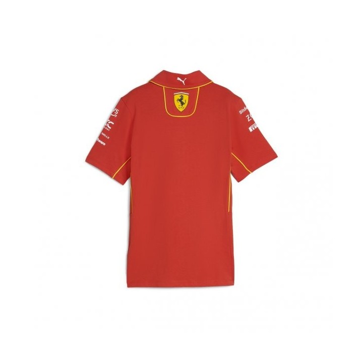 Polo oficial para crianças da equipe de Scuderia Ferrari - magickart
