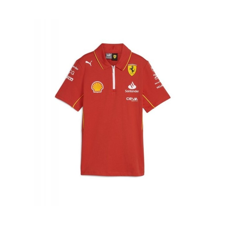 Polo officiel pour enfants de l'équipe Scuderia Ferrari -MAGICKART
