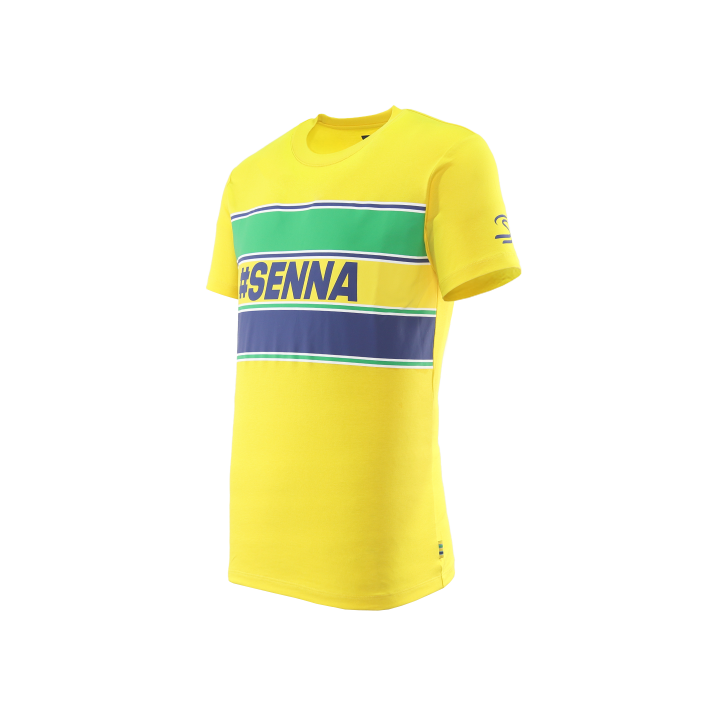 Tee-shirt Senna Cotton - Jaune pour Hommes -magickart