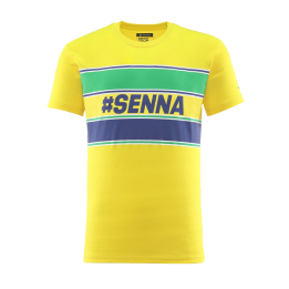 T-shirt Senna Cotton - Κίτρινο για άνδρες -magickart