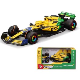 Burago 1:43 F1 Mclaren MCL38 Monaco Grand Prix 2024 -Lorris-Magickart