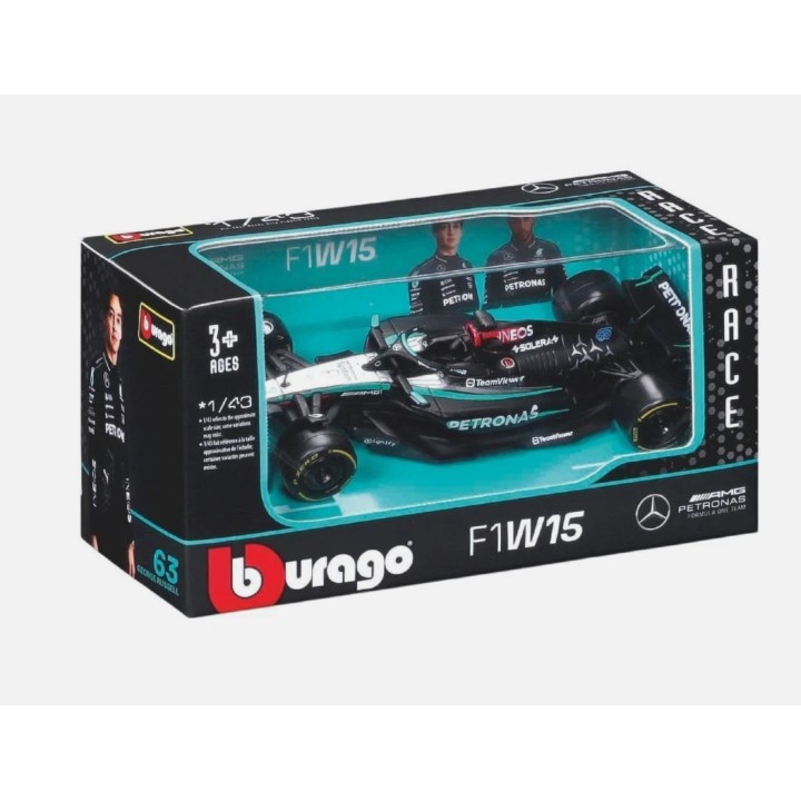 Burago mercedes f1w15 russel 1:43-Magickart