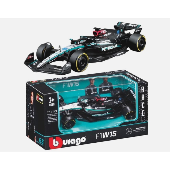 Burago mercedes f1w15 russel 1:43-Magickart