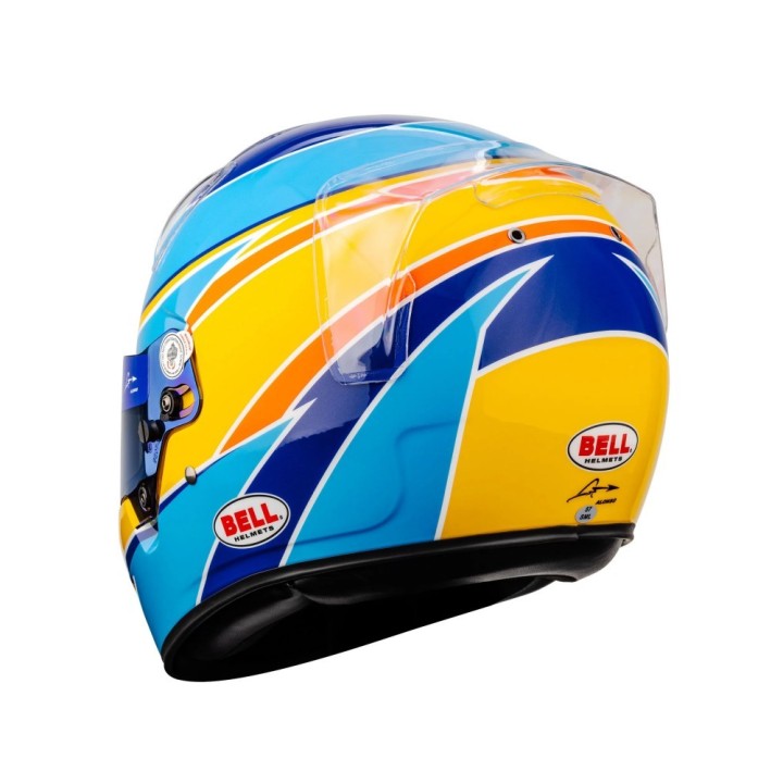 Pacote de capacete de karting Bell KC7 Alonso -MagickArt