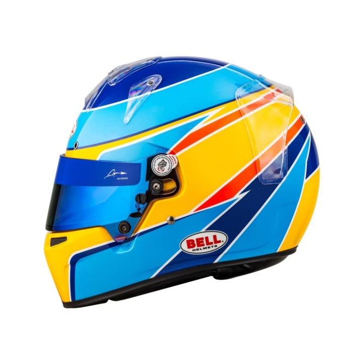Paquete de casco de karting Bell KC7 Alonso -Magickart