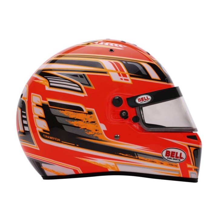 Karting κράνος Bell Kc7-cmr πρωταθλητής πορτοκαλί- magickart