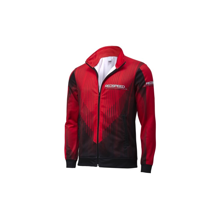 ZIPEE JACKET REDSPED / RED / Black -Magickart