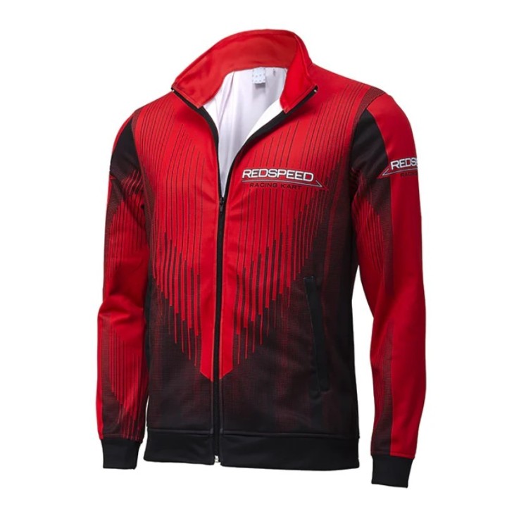 VESTE ZIPEE REDSPEED ROUGE/NOIRE -Magickart