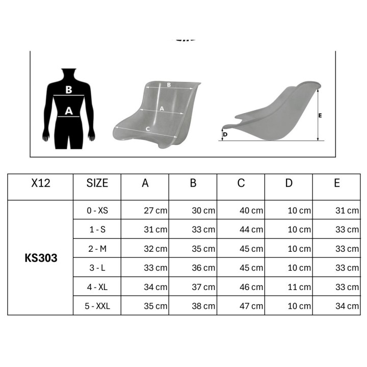 Siege X.SEATS SILVER MOD.x12