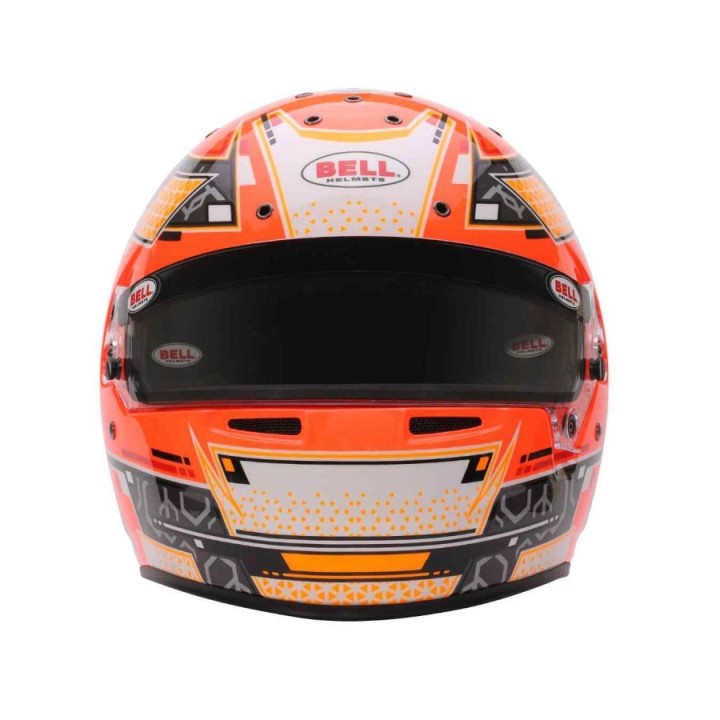 Casque karting Bell RS7 K STAMINA ORANGE-MAGICKART
