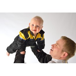 combinaison bebe jaune