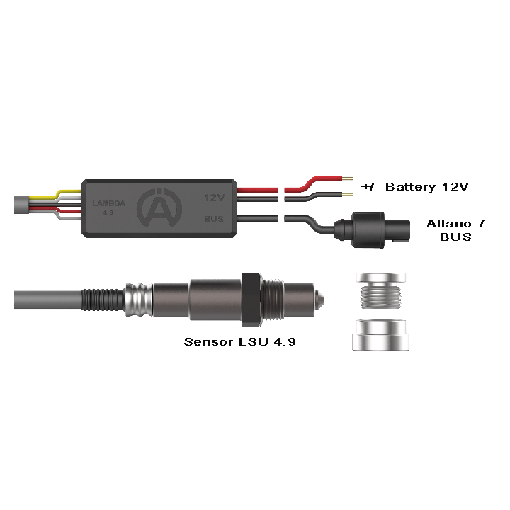 Lambda Sensor LSU 4.9 Paquete Alfano-MagickArt