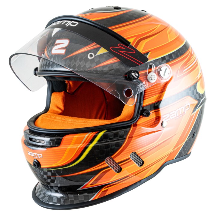 Κράνος ZAMP RZ67D Carbon Orange - Magickart