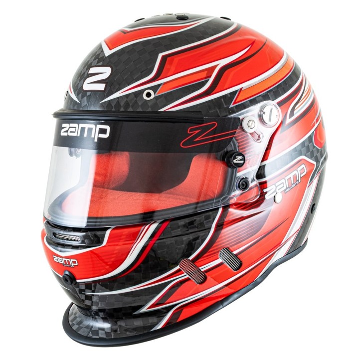 CASQUE ZAMP RZ67D CARBON ROUGE  - Magickart