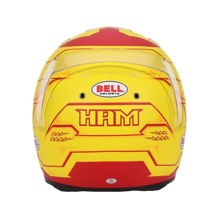 κράνος-Bell-kc7-cmr-Lewis-Hamilton-2026-κίτρινο-karting