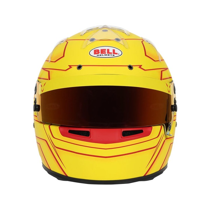 κράνος-Bell-kc7-cmr-Lewis-Hamilton-2026-κίτρινο-karting