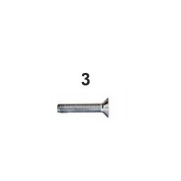 vite-Head-Continucesunk-M6x30-MAF-Genuine Azioni-Catena di fissaggio-barriera-Magickart