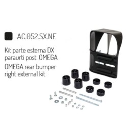 kit-Teil-externe-Stoßdämpfer-hinten-Omega-KG-Schwarz-magickart