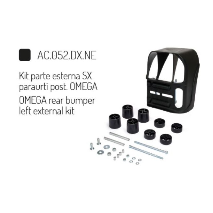 kit-Teil-externe-Stoßdämpfer-hinten-Omega-KG-Schwarz-magickart
