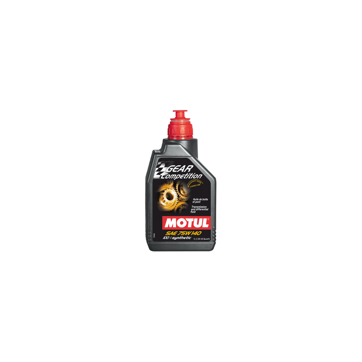 Motul huiles de transmissions Gear Compétition 75W140 en 1L Mo