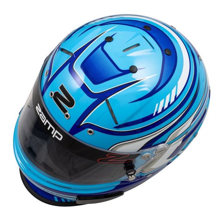 Zamp RZ-70F Azul Capacete - FIA 8859-2024 & Snell SA2025-MagickArt aprovado