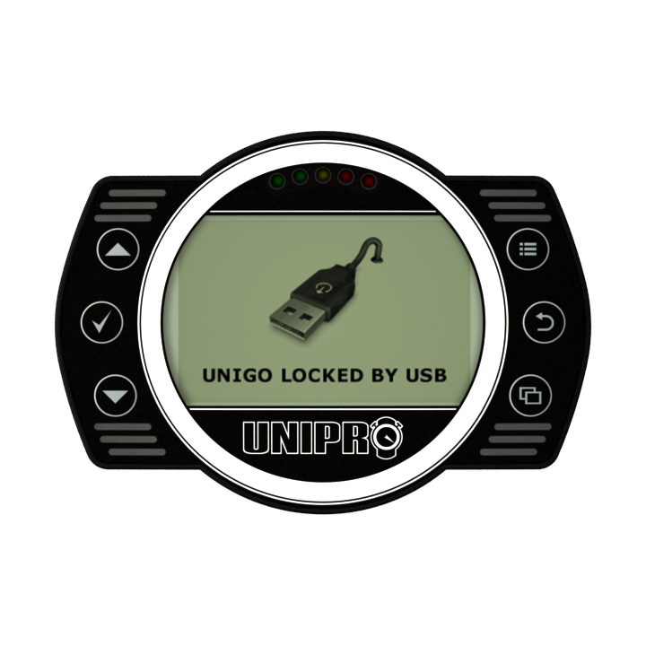 UNIGO 6005 BASIC KIT Display mit GPS, schwarz