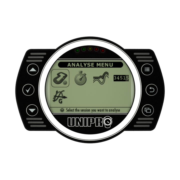 UNIGO 8005 BASIC KIT display con GPS, nero