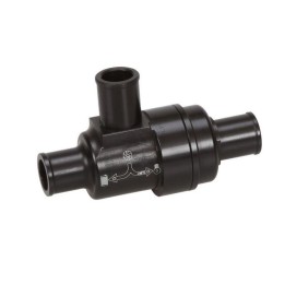 3-way black anodized thermostatic valve 45°C -Magickart