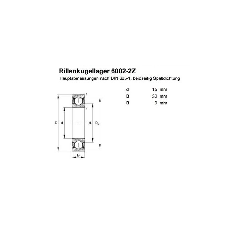 Bearing 6002