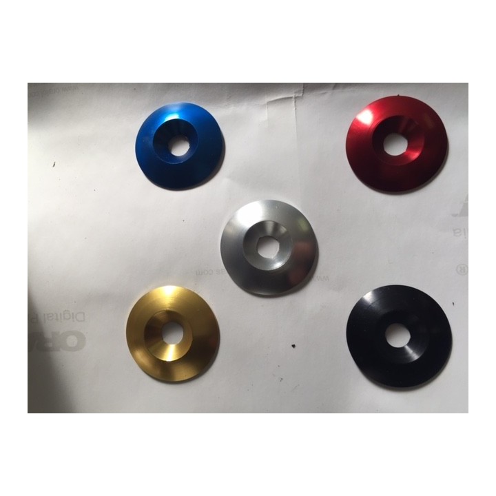 RONDELLE EVASEE 34 x 8mm EN ALUMINIUM ANODISEE  -Magickart