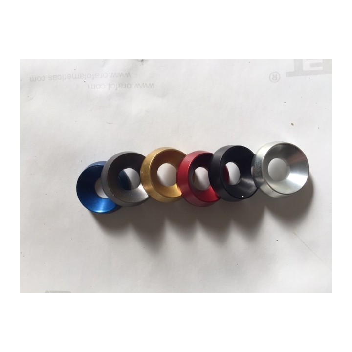 RONDELLE EVASEE 19 x 8mm EN ALUMINIUM ANODISEE