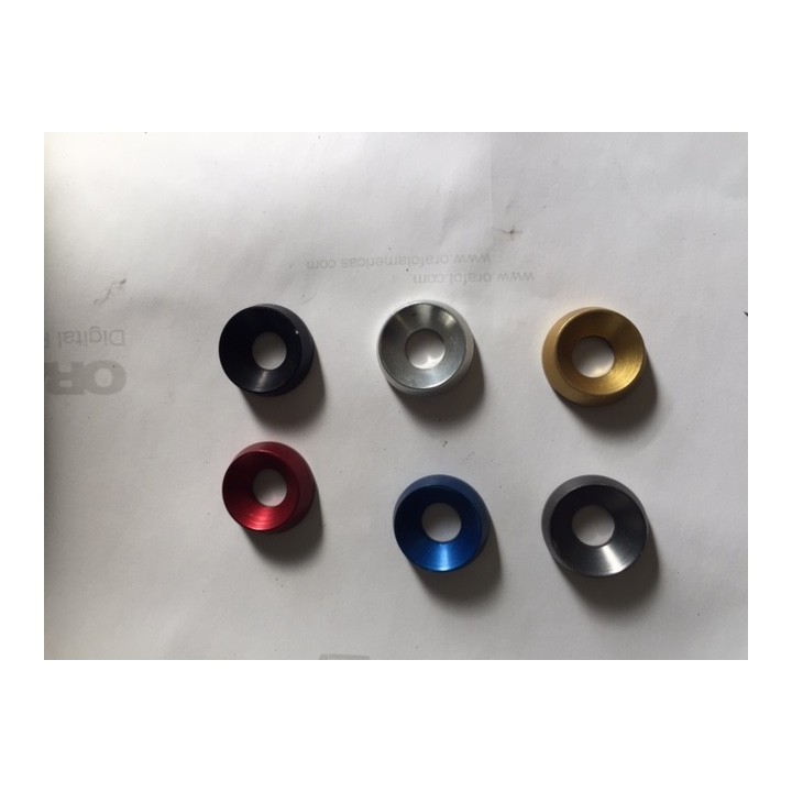 RONDELLE EVASEE 19 x 8mm EN ALUMINIUM ANODISEE
