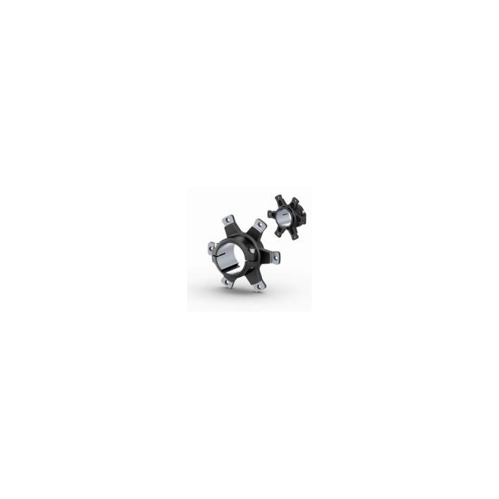 SUPPORTO DISCO IN ALLUMINIO PER ASSALE DA 50 MM, ANODIZZATO NERO