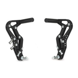 PAIR OF PEDALS (BRAKE + ACCELERATOR) BLACK ANODIZED