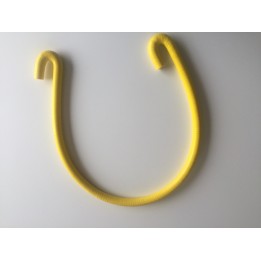 TUBO SILICONE 180° / LUNGHEZZA 1200mm D.16/24mm GIALLO