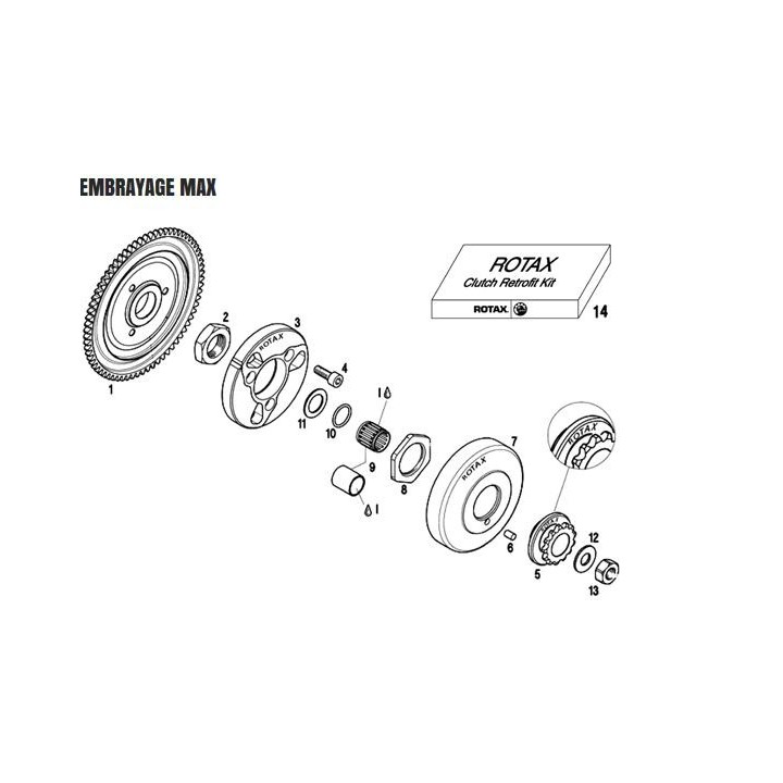 Rotax Βελόνες συμπλέκτη Cage15 * 19 * 17 Φτηνές Magickart