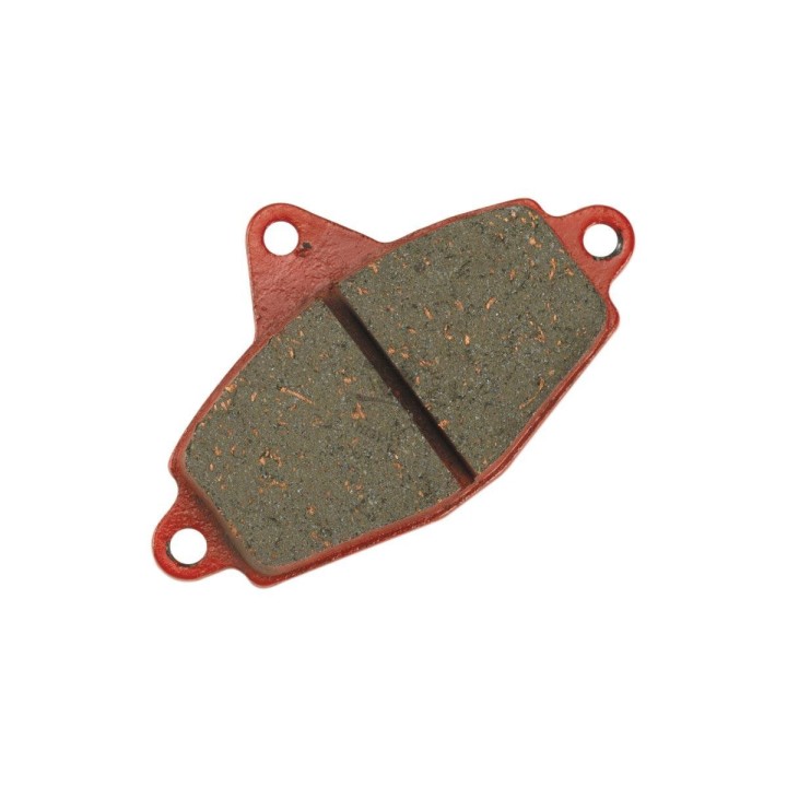PLAQUETTE DE FREIN MODELE TENDRE (114) COULEUR ROUGE, EPAISSEUR 13mm