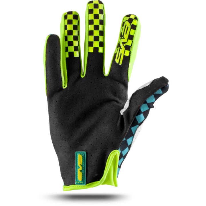 EVS GANTS SLIP-ON-GLOVE CO / BLU/BLK/AMARELO