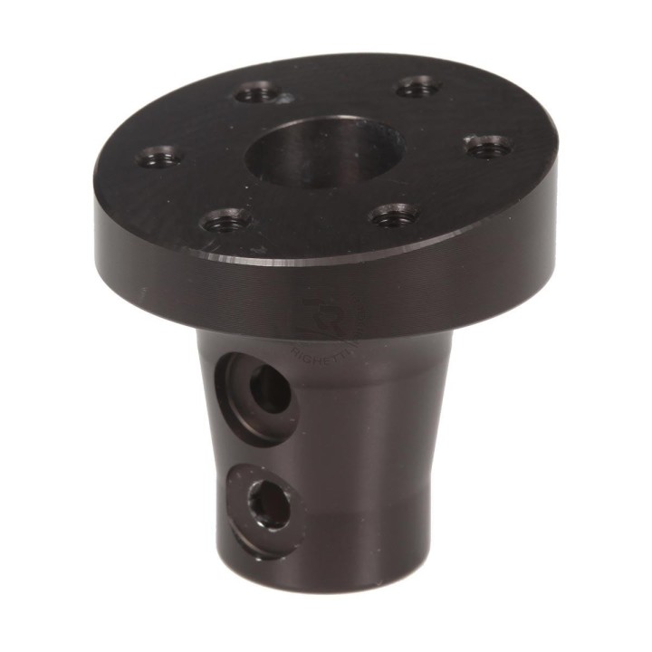 MOYEU VOLANT EN ALUMINIUM INCLINE 16° POUR KF/KZ ANODISE NOIRE