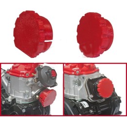 Kit cubierto rojo para el motor de Rotax -Magickart