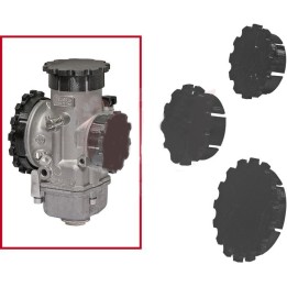 COVER KIT BLACK FOR DELLORTO CARB VHSB34
