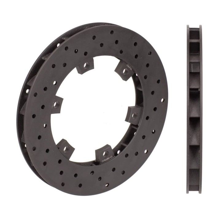 DISQUE FREIN VENTILE FLOTTANT H.18 D.200mm PERCE'